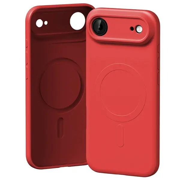 Etui Mercury Semi-Silicone MagSafe do iPhone 17 Air czerwony