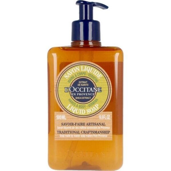 L’Occitane L~OCCITANE SHEA EXTRACT HANDS & BODY VERBENA LIQUID SOAP 500ML