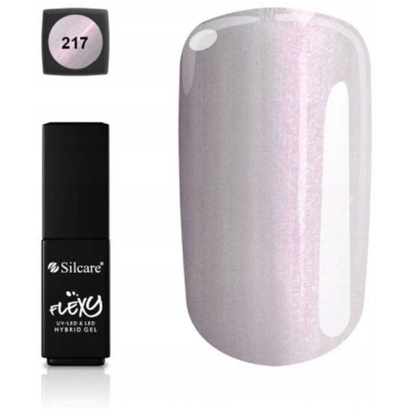 Silcare Flexy Hybrid Gel lakier hybrydowy 4.5g Pearly Sky (217)