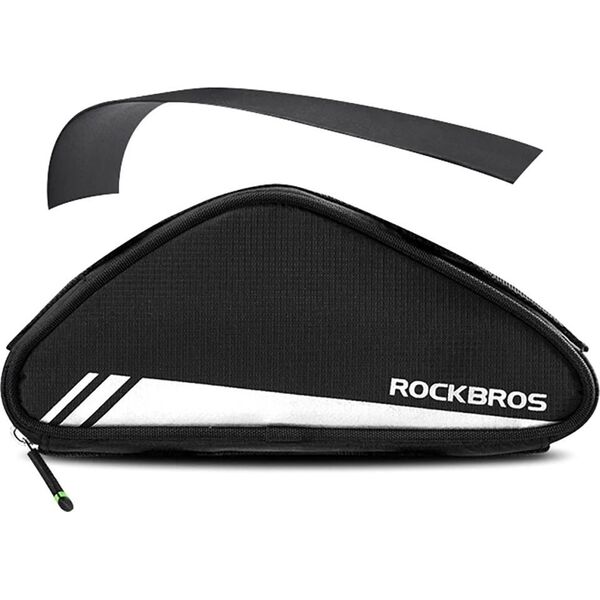 Torba rowerowa na narzędzia pompkę mocowana na ramę 0.7l - czarna ROCKBROS