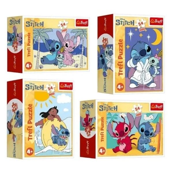 PUZZLE 54 MINI Stitch i jego świat /Disney 54220