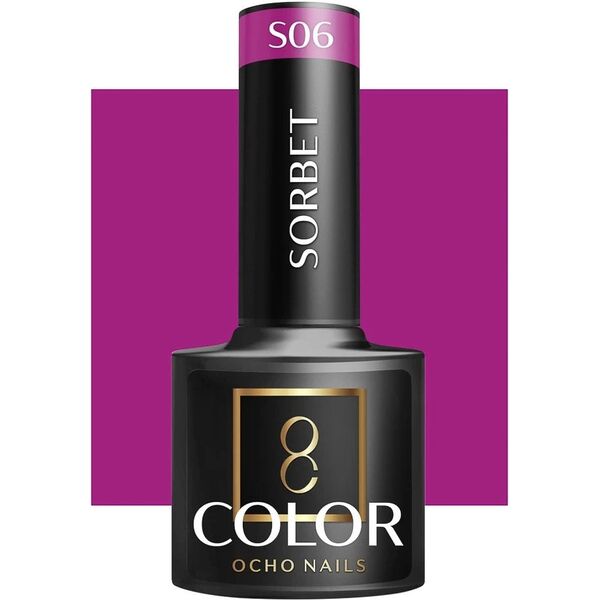 OCHO NAILS Lakier hybrydowy SORBET S06 -5g