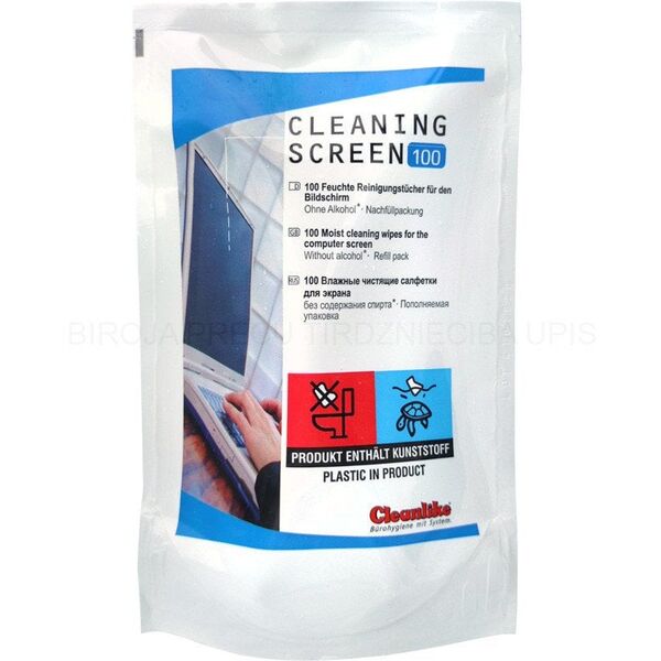 Συσκευασία Αναπλήρωσης Cleanlike TFT/LCD 100 τεμ 4010054001287
