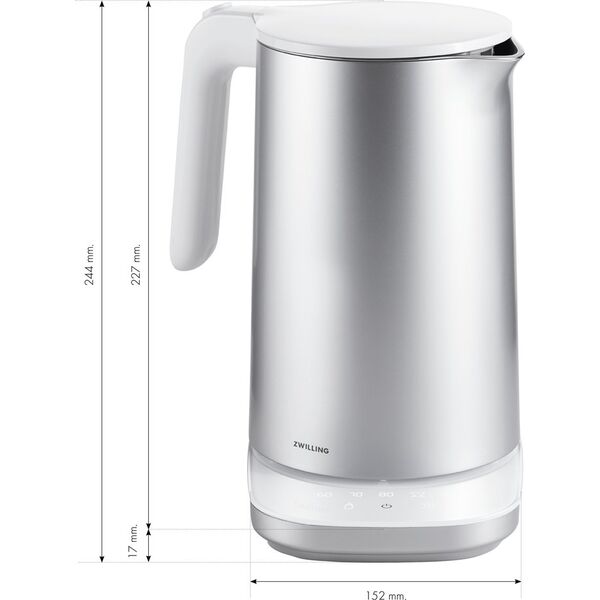 Czajnik elektryczny 1 l Zwilling Enfinigy Pro  srebrny design