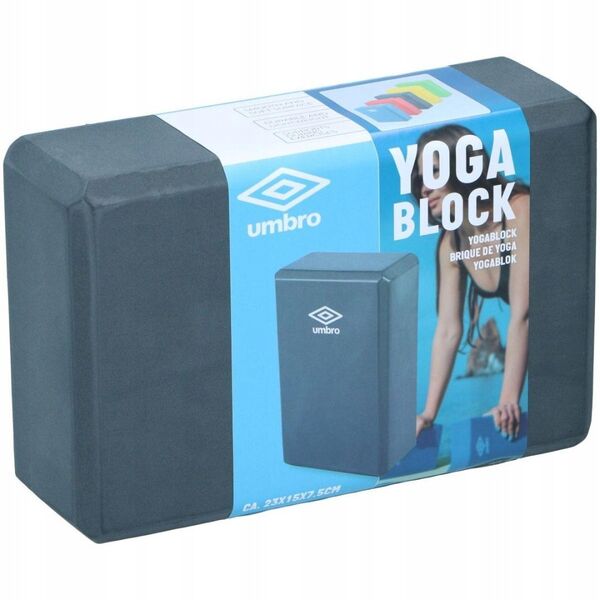ΜΠΛΟΚ ΚΥΒΟΣ ΓΙΑ ΑΣΚΗΣΕΙΣ ΓΙΟΓΚΑ ΠΙΛΑΤΕΣ FITNESS UMBRO ΜΑΥΡΟ