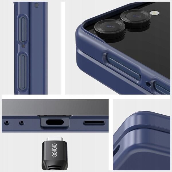 Dėklas Araree Aero Flex do Samsung Galaxy Z Flip7 kreminė