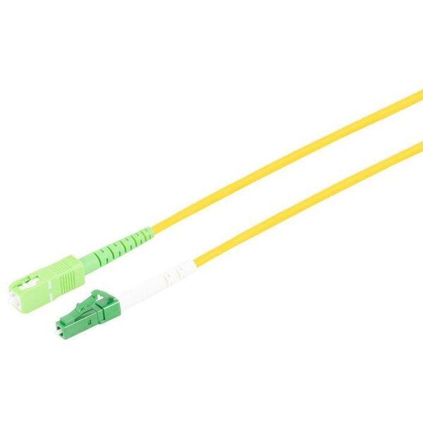 Microconnect FIB421001S-APC kabel InfiniBand / światłowodowy 1 m LC SC LC/SC Żółty