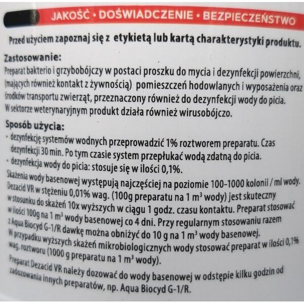 Acrylmed Dezacid VR White 0,4 kg