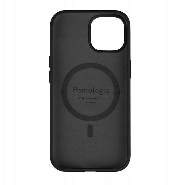 Pomologic CoverCase - προστατευτική θήκη σιλικόνης για iPhone 15 συμβατή με MagSafe (black)