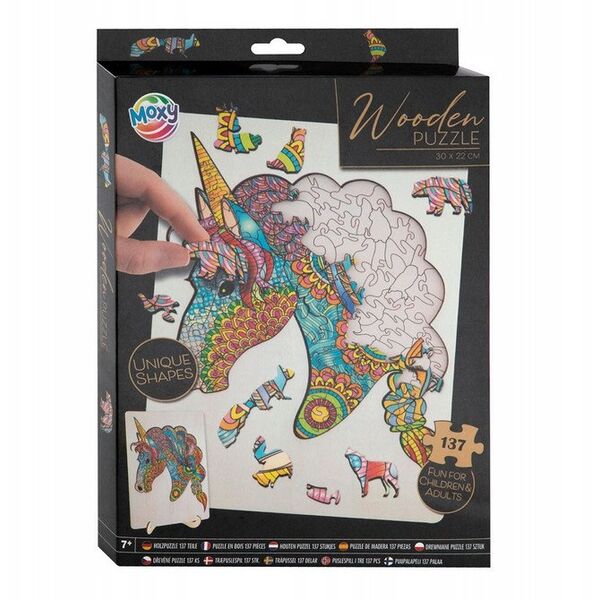 *****Puzzle drewn.jednorożec 140el 400086J 20768