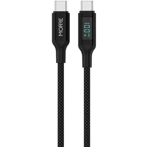 MORRE KABEL DO LADOWARKI USB-C 100W 1,5m Z WYSWIETLACZEM LED