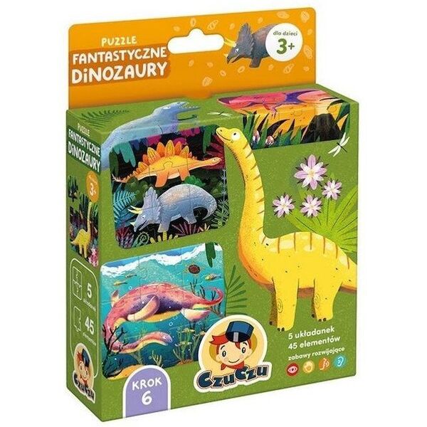 CzuCzu puzzle Fantastyczne dinozaury 94188