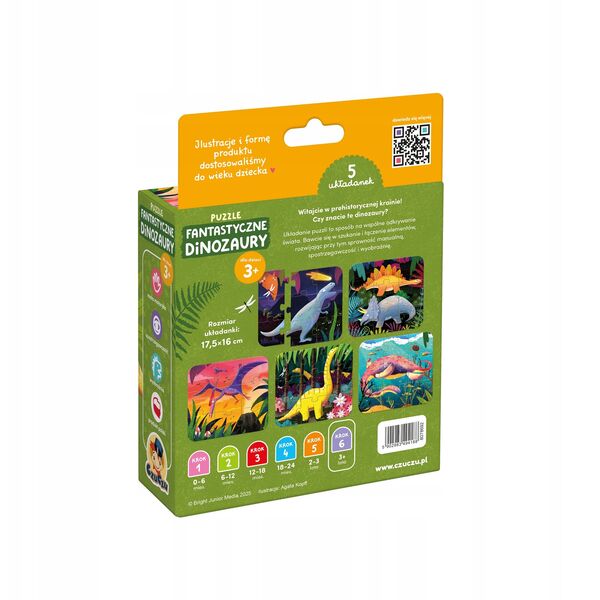 CzuCzu puzzle Fantastyczne dinozaury 94188