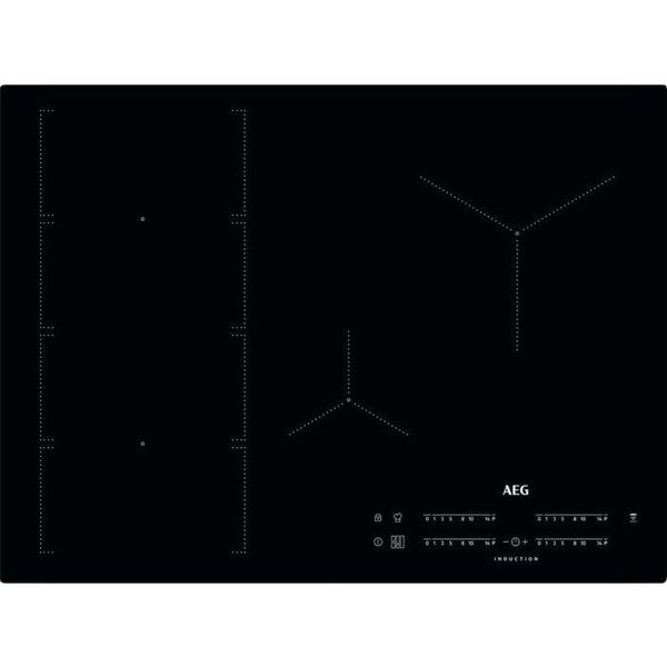 Induction hob AEG IKE74471IB, installed only in a stone-type worktop