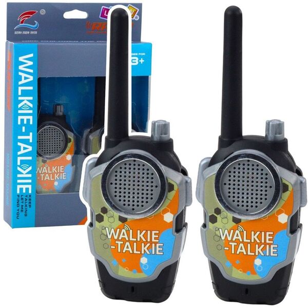 Zestaw Walkie Talkie Krótkofalówki Dla Dzieci Zasięg Do 1000m EDUKAMP