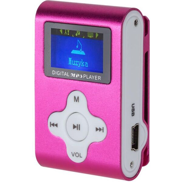 Quer Odtwarzacz MP3 różowy (KOM0744)