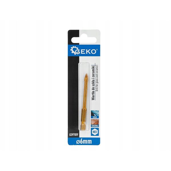 Wiertło do szkła i ceramiki HEX 6mm (500)