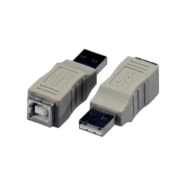 Adapter USB PremiumCord USB - USB-B Szary  (kur-3)