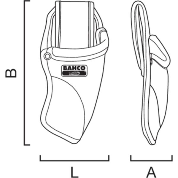 Bahco Kabura na nóż składany 105x35 mm BAHCO