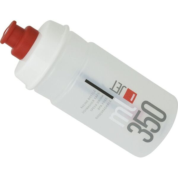Elite Bidon Elite Jet czarny, szara grafika, 950ml, z pokrywką