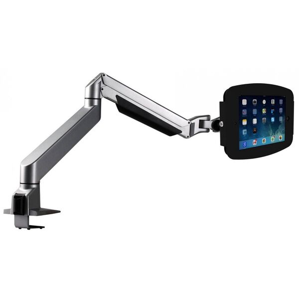 Compulocks iPad Mini 8.3" Space Enclosure Swing Wall Mount - Befestigungskit (Gelenkarm, Gehause, Schwenkarm) - fur Tablett - verriegelbar - hochwertiges Aluminium - Schwarz - Bildschirmgrosse: bis zu 50,8 cm (8.3") - Wandmontage, Oberflachenmontage,