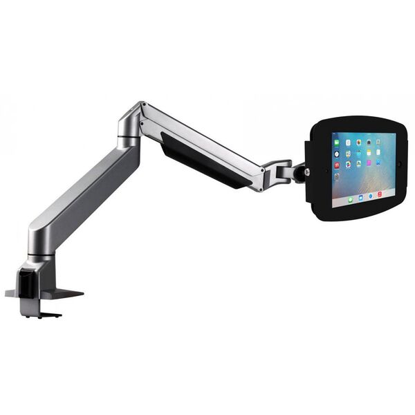 Compulocks iPad Mini 8.3" Space Enclosure Swing Wall Mount - Befestigungskit (Gelenkarm, Gehause, Schwenkarm) - fur Tablett - verriegelbar - hochwertiges Aluminium - Schwarz - Bildschirmgrosse: bis zu 50,8 cm (8.3") - Wandmontage, Oberflachenmontage,