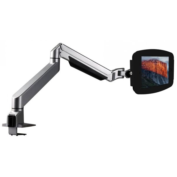 Compulocks iPad Mini 8.3" Space Enclosure Swing Wall Mount - Befestigungskit (Gelenkarm, Gehause, Schwenkarm) - fur Tablett - verriegelbar - hochwertiges Aluminium - Schwarz - Bildschirmgrosse: bis zu 50,8 cm (8.3") - Wandmontage, Oberflachenmontage,