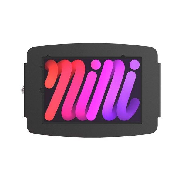 Compulocks iPad Mini 8.3" Space Enclosure Articulating Arm Mount - Befestigungskit (Gelenkarm, Gehause) - fur Tablett - verriegelbar - hochwertiges Aluminium - Schwarz, Silber - Bildschirmgrosse: 21.1 cm (8.3") - Tischmontage, auf Konsole montierbar