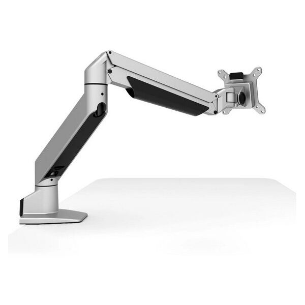 Compulocks iPad Mini 8.3" Space Enclosure Articulating Arm Mount - Befestigungskit (Gelenkarm, Gehause) - fur Tablett - verriegelbar - hochwertiges Aluminium - Schwarz, Silber - Bildschirmgrosse: 21.1 cm (8.3") - Tischmontage, auf Konsole montierbar
