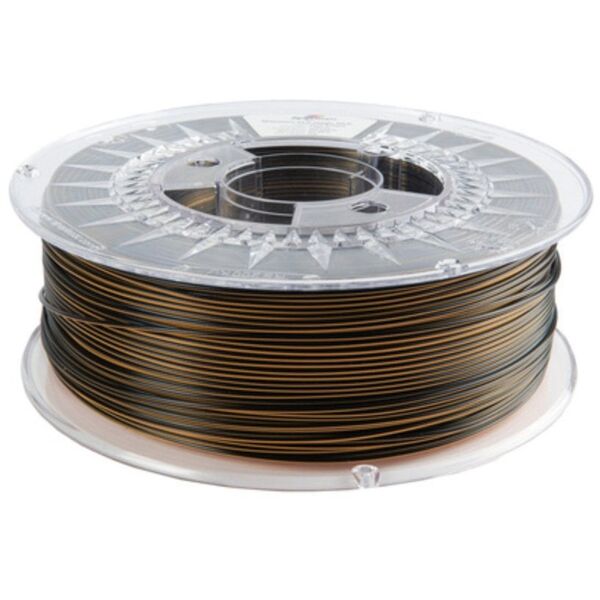 3D plastikas PLA dvipusis Magic silk SOLAR ECLIPSE (auksinis, juodas) 1kg Spectrum