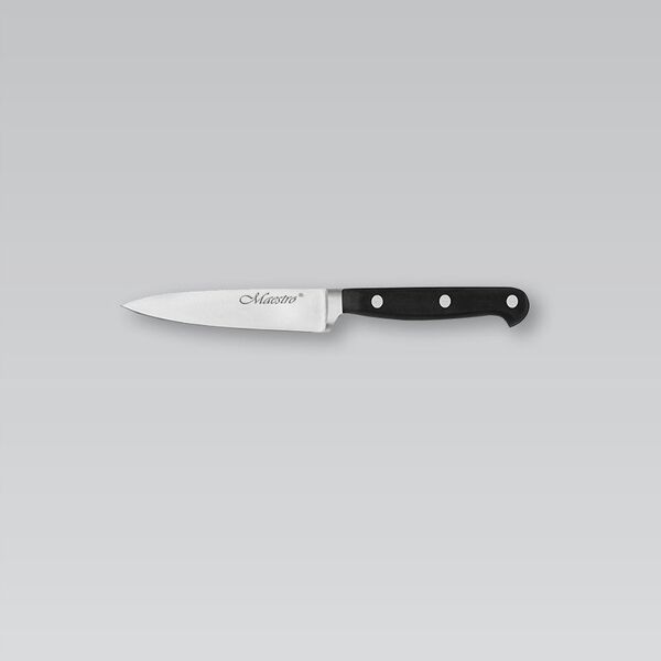 NÓŻ DO OBIERANIA 9CM STALOWY POJEDYNCZY KUCHENNY MAESTRO MR-1454