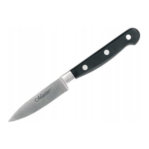 NÓŻ DO OBIERANIA 9CM STALOWY POJEDYNCZY KUCHENNY MAESTRO MR-1454