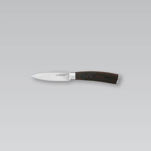 NÓŻ DO OBIERANIA 9CM STALOWY POJEDYNCZY KUCHENNY MAESTRO MR-1464