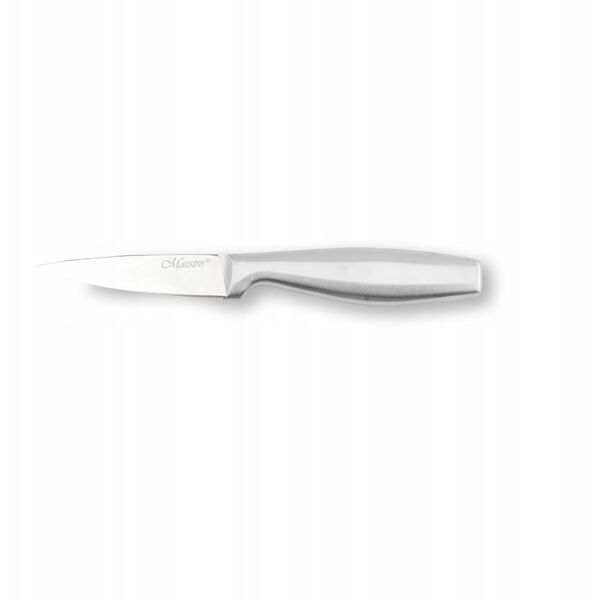 NÓŻ DO OBIERANIA 6.8CM STALOWY POJEDYNCZY KUCHENNY MAESTRO MR-1474