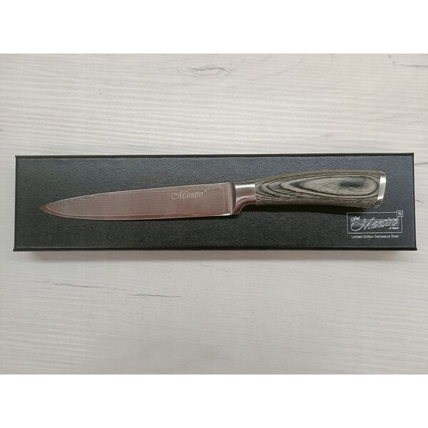 NÓŻ UNIWERSALNY 17.5CM ZE STALI DAMASCEŃSKIEJ POJEDYNCZY KUCHENNY MAESTRO MR-1483