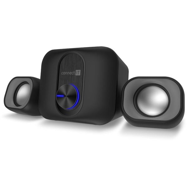 CONNECT IT Reproduktory Rumble PRO PC, 2.1, USB, 3,5mm, černá