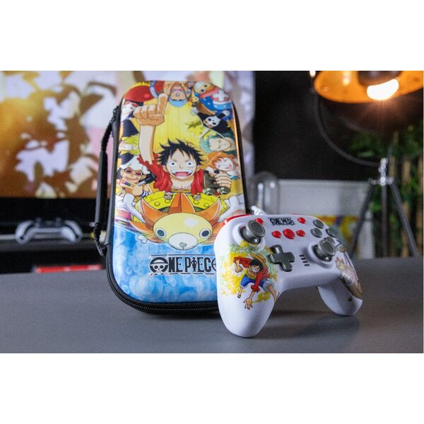 Konix One Piece Wielobarwny, Biały USB Gamepad Nintendo Switch, PC