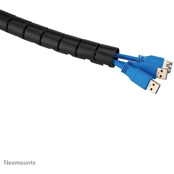 NEOMOUNTS Spiral Cable Wrap 25mm multiple cables black