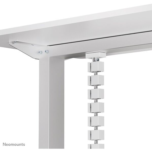 NEOMOUNTS Cable Spine Organizer for sit/stand desk frames magnet mounted white
