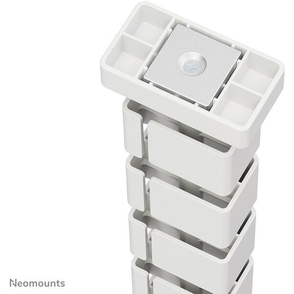 NEOMOUNTS Cable Spine Organizer for sit/stand desk frames magnet mounted white