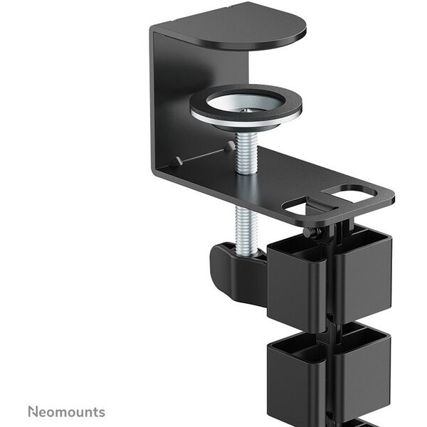 NEOMOUNTS Cable Spine Organizer for sit/stand desk frames clamp mounted black