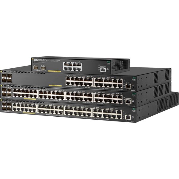 HPE Aruba 2930F 48G PoE+ 4SFP+ TAA - Switch - L3 - managed - 48 x 10/100/1000 (PoE+) + 4 x 1 Gigabit/10 Gigabit SFP+ (Uplink) - an Rack montierbar - PoE+ (370 W) - TAA-konform