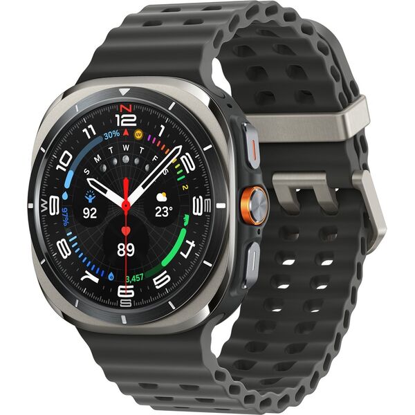 Samsung Galaxy Watch Ultra 3,81 cm (1.5") AMOLED 47 mm Cyfrowy 480 x 480 px Ekran dotykowy 4G Srebrny Wi-Fi GPS