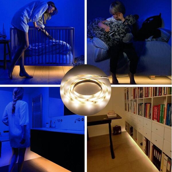 Taśma LED Eko-Light TAŚMA LED 3M CZUJ.BEZDOT+ZASIL.4000K