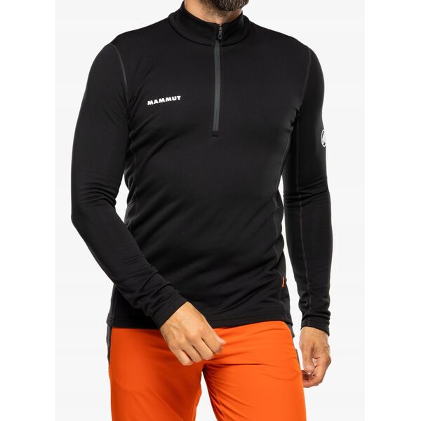Bluza męska Mammut Aenergy ML Half Zip Pull - black