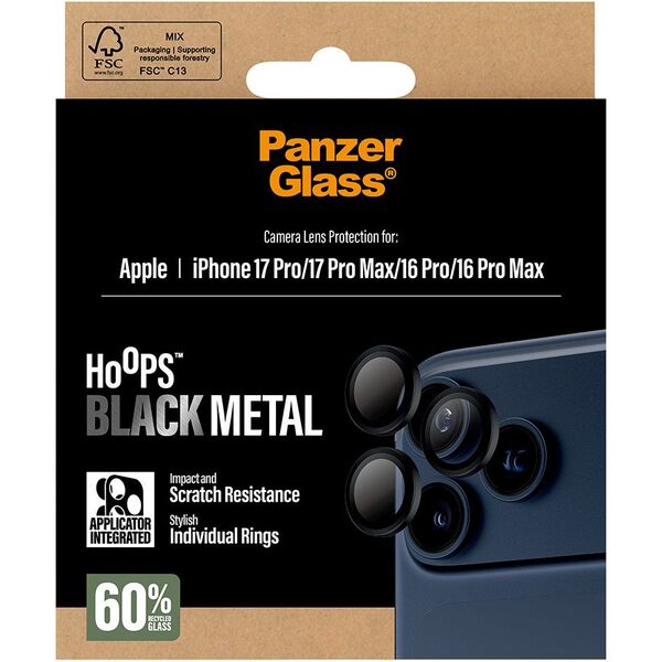 BLACK CAMERA LENS PROTECTOR IPH