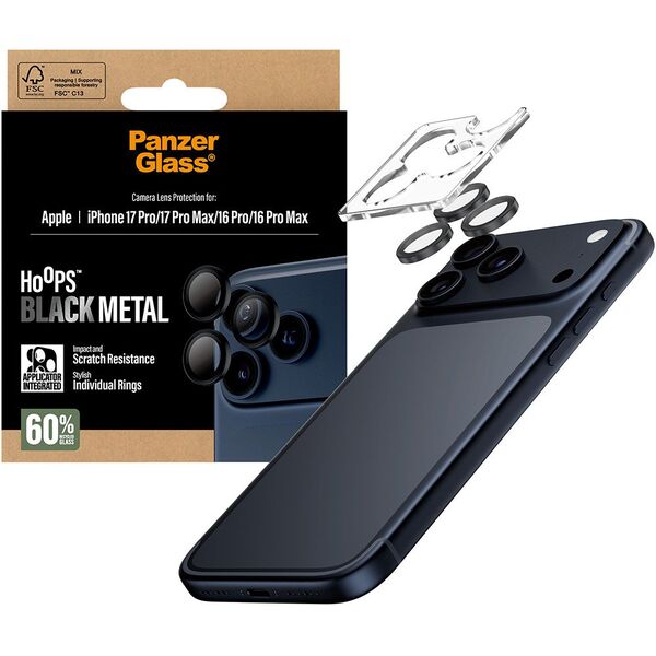 BLACK CAMERA LENS PROTECTOR IPH