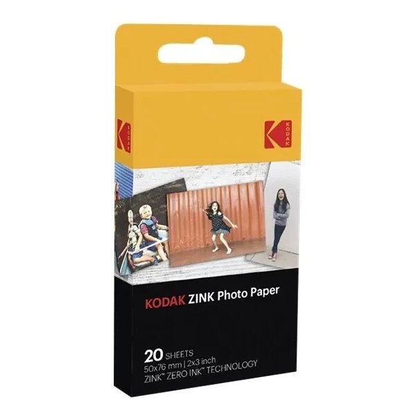 Kodak ZINK 2x3'' 50x76 mm 20 Sheets Photo Paper