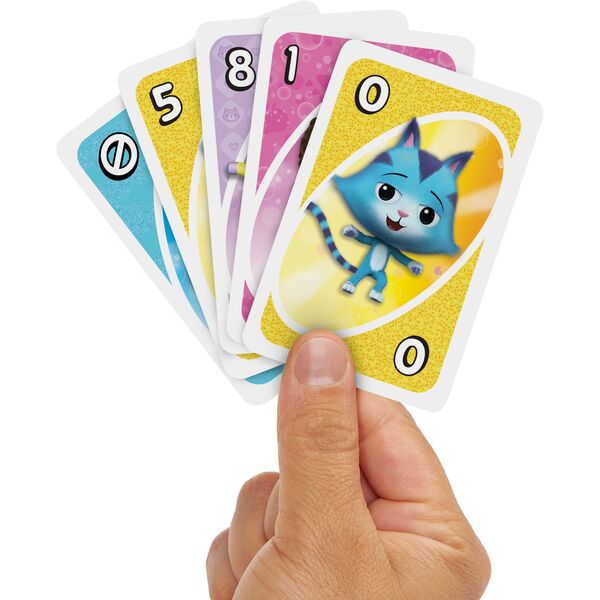 UNO Junior Koci Domek Gabi Gra karciana dla dzieci JLH17