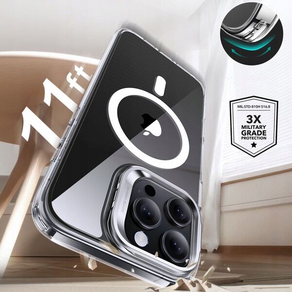 Etui ESR Classic Hybrid Kickstand MagSafe do Apple iPhone 17 Pro Clear
